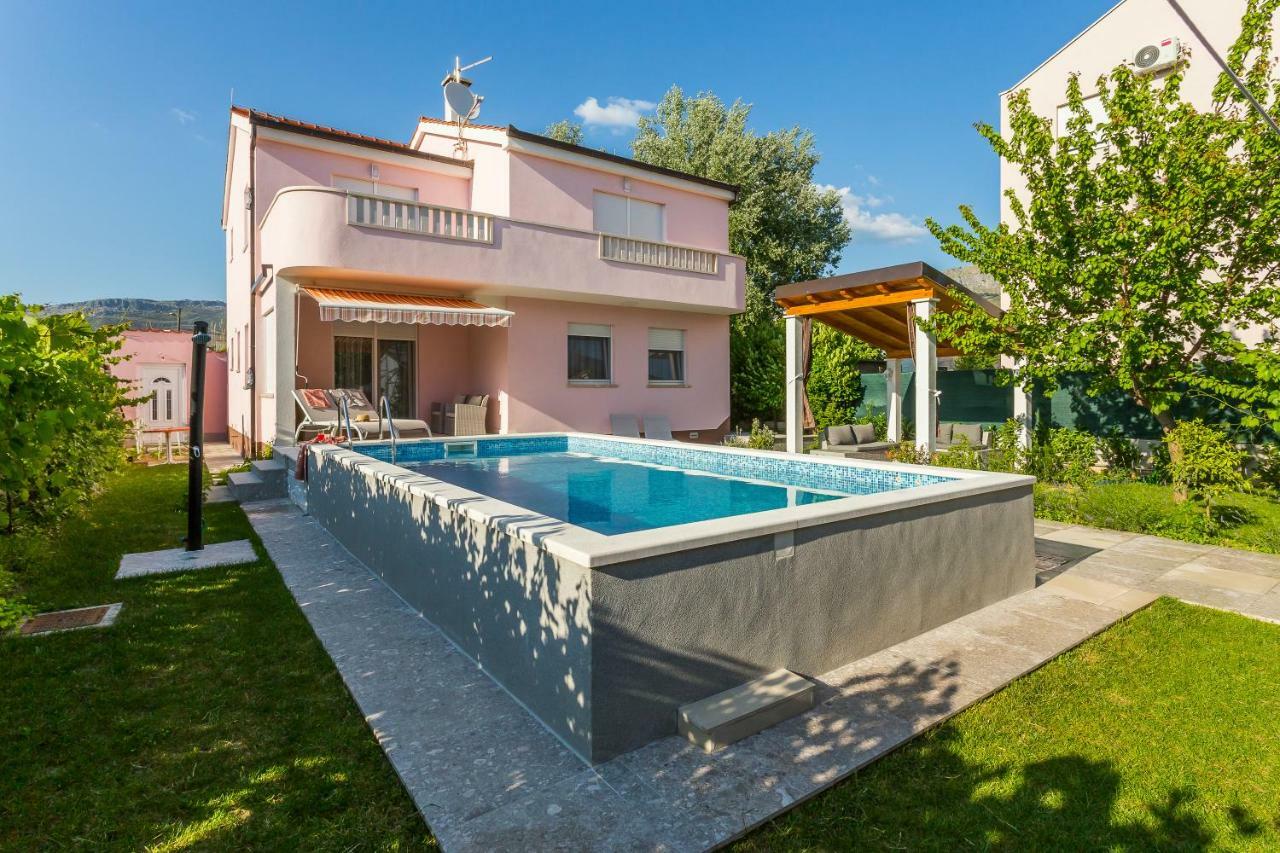 Villa Sweet Home Marija With Heated Pool Split Exteriör bild